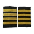 thumbnail image 1 of Charreteras Bewildely 2x Para Profesionales De Camisas Tela De Costura Y Artesanía 4 Barras, 1 of 6