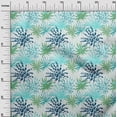 thumbnail image 3 of oneOone Georgette Viscose Green Fabric Tropical Leaf With Texture Diy Clothing Quilting Fabric Print Fabric By Yard 42 Inch Wide, 3 of 4