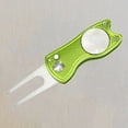 thumbnail image 2 of Golf Repair Tool Pitch Groove Cleaner Golf Marker Light Green, 2 of 8
