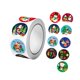 thumbnail image 4 of Pegatinas navideñas en rollo, pegatinas navideñas para niños, decoración de sobres DIY Estilo B, 4 of 9