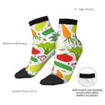 thumbnail image 6 of Pofeuu Cartoon Vegetables Print 30cm Socks, Adult Running Hiking Socks for Youth and Adult, 6 of 7