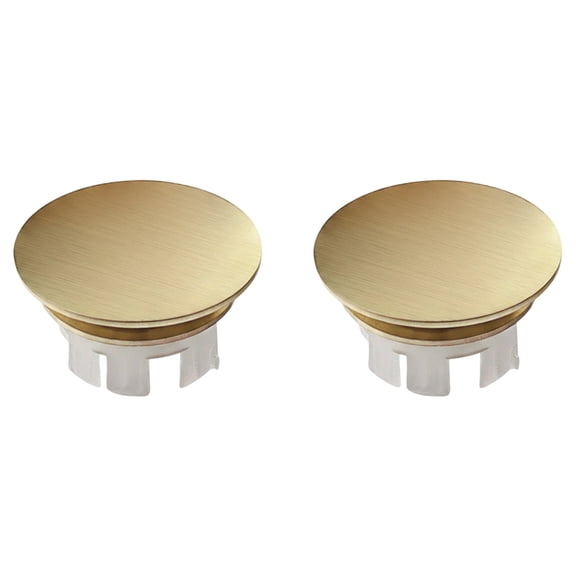2Pcs Sink Hole Cover Trim Cap Replacement Sink Overflows Cover Trim Rings Hole Cap Kitchen Accessories Enduring