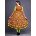 thumbnail image 4 of Bimba Printed Long Kurti For Women Anarkali Dress Indian Casual Top Tunic, 4 of 5