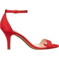 thumbnail image 6 of Bandolino Womens Madia Microsuede Ankle Strap Heels, 6 of 7