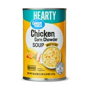 Great Value Ready to Eat Chicken Corn Chowder Soup, 18.8 oz