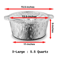 thumbnail image 2 of 5.5 Qt Foil Cooking Pot with Lid X-Large for Catering & Meal Prep: 4 Counts, 2 of 10