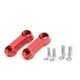 thumbnail image 1 of Extensión de espejo retrovisor (rojo), kit de adaptador de espejo retrovisor de motocicleta de aluminio Extensor de montaje vertical de 10 mm y 8 mm con orificios de montaje M10 o M8. Alternativas a l, 1 of 5