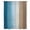 Blue Brown, variant on Pink Gray Ombre Sheer Curtains 72 Inches Long, Vintage Country Wooden Light Filering Curtains, Breathable Simi Curtain Privacy Drapes for Living Room Bedroom Lightweight Window Treatment