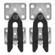 thumbnail image 1 of 2 piezas de conector de muebles seccionales para sofá, estilo a presión, color plateado y negro, 1 of 5