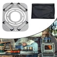 thumbnail image 1 of para estufa de carpa, con bolsa de almacenamiento, accesorios para estufas de leña fáciles de usar, protector de chimenea de acero inoxidable, 1 of 8