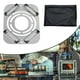 thumbnail image 1 of para estufa de carpa, con bolsa de almacenamiento, accesorios para estufas de leña fáciles de usar, protector de chimenea de acero inoxidable, 1 of 8