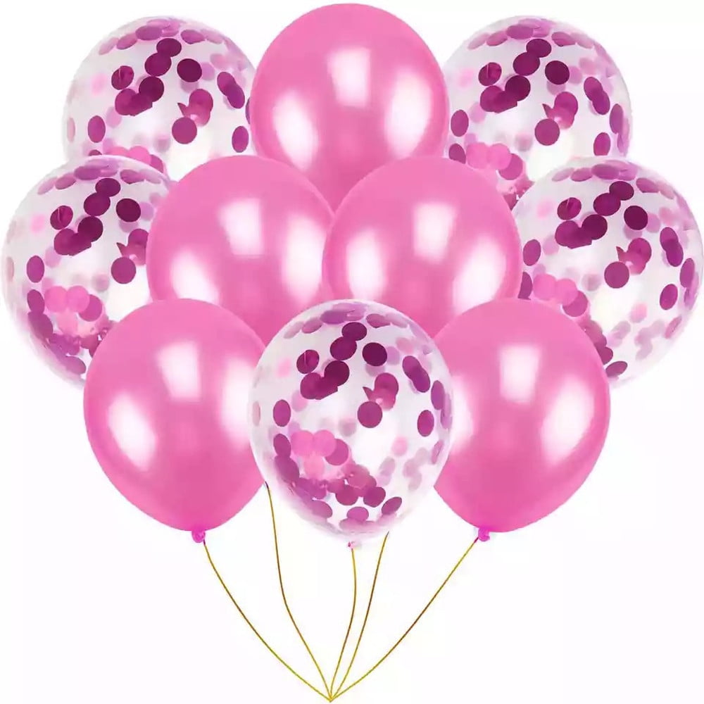 10Pcs/Set 12" Confetti Balloons Latex Wedding Party Baby Shower Birthday Decor