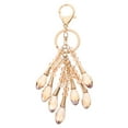thumbnail image 5 of Pretyzoom Crystal Beaded Keychain with Golden Accents, Stylish and Key , 1 Piece, 5 of 7