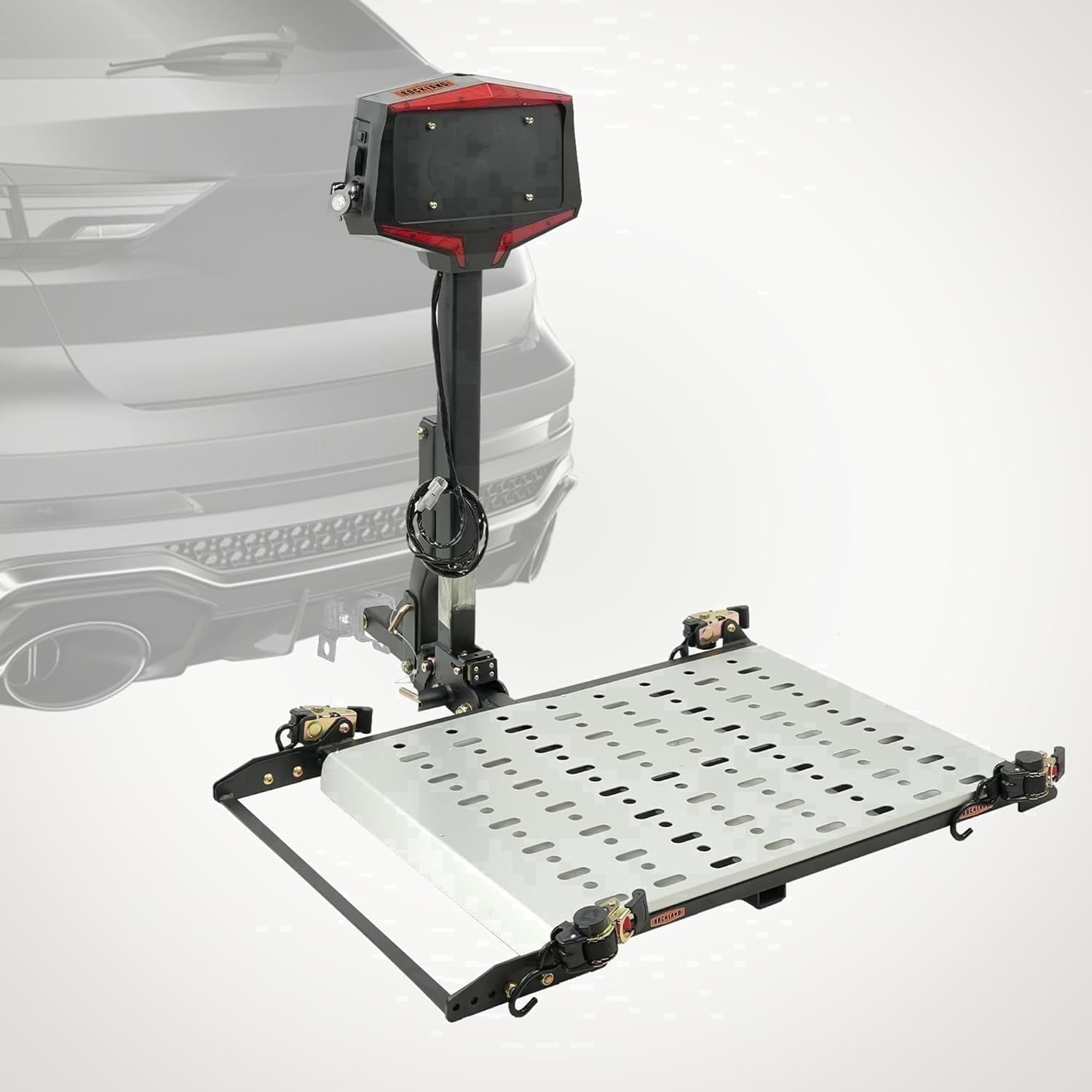 Vantana Electric Wheelchair/Power Scooter Carrier Hitch Mount with Easy Lift, 350lb Capacity, 2" Class III/IV for Cars/SUVs/Vans