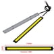 thumbnail image 4 of Luz de circulación diurna para automóvil, 17 cm, COB, luz LED ultrafina y brillante, resistente al agua, 12 V, iluminación decorativa, 4 of 4