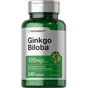 Ginkgo Biloba | 120mg | 240 Tablets | by Horbaach