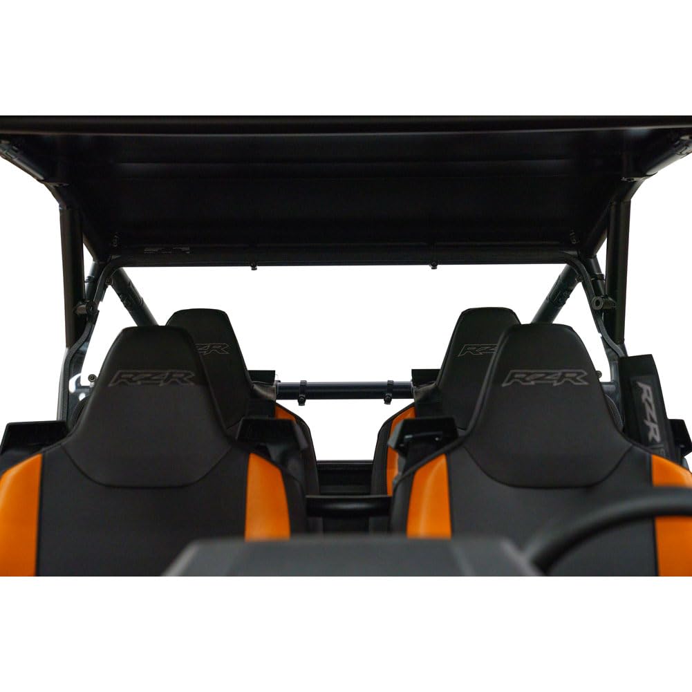 Tusk UTV Polycarb Rear Window Clear - Scratch Resistant - With Speaker Cut Outs For Polaris RZR XP 1000 Premium 2024