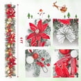 thumbnail image 2 of 6FT Christmas Garland with 20 Warm White LED Lights, Realistic Design with Flowers, Ball Ornaments, and Berries, Battery Operated for Wire-Free Use,for Fireplace Mantle Indoor Outdoor Decoration, 2 of 9