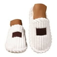 thumbnail image 3 of YLYL Womens Mens Fuzzy House Slippers with Anti-Skid Rubber Sole House Shoes, 3 of 7