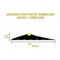 thumbnail image 2 of Garage Door Bottom Threshold Seal, Weatherproof Rubber 3 Meters Long, Flexible Adjustment for Customized Protection, 2 of 5