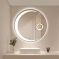 thumbnail image 5 of Espejo De Baño Circular Luna Con Iluminación LED ajustable distintas tonalidades, 5 of 5