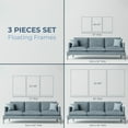 thumbnail image 4 of Rising Above I - Framed Premium Gallery Wrapped Canvas L Frame 3 Piece Set - Ready to Hang, 4 of 9