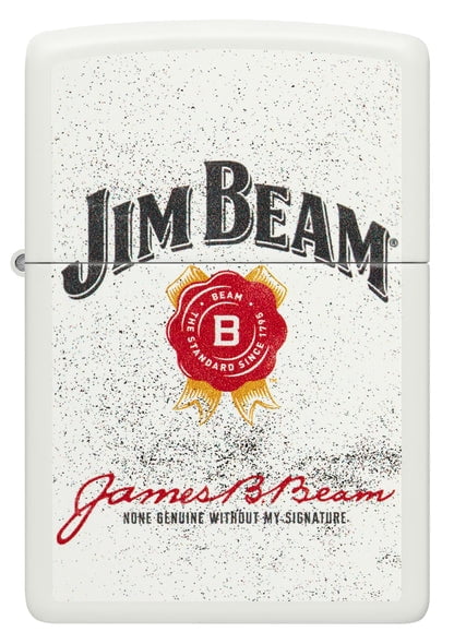 Zippo Lighter - Customized Engraved Message on Windproof Jim Beam 46306