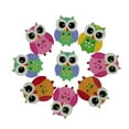 thumbnail image 4 of Raindrops Owl Crafting Buttons 100 Pcs Wood Material Assorted Color For Scrapbooking And Knitting, 4 of 8