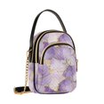 thumbnail image 7 of FORMRS Crossbody Bag for Women Quilted Travel Shoulder Cell Phone Purse with Chain Strap Handbag, Pastel Purple Marble Pattern, 7 of 7