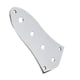 thumbnail image 5 of Placa de control para bajo de jazz cromado Yuyangstore licencia de Control de material acero de 4 Orificios para Piezas de Guitarra Accesorios, 5 of 6