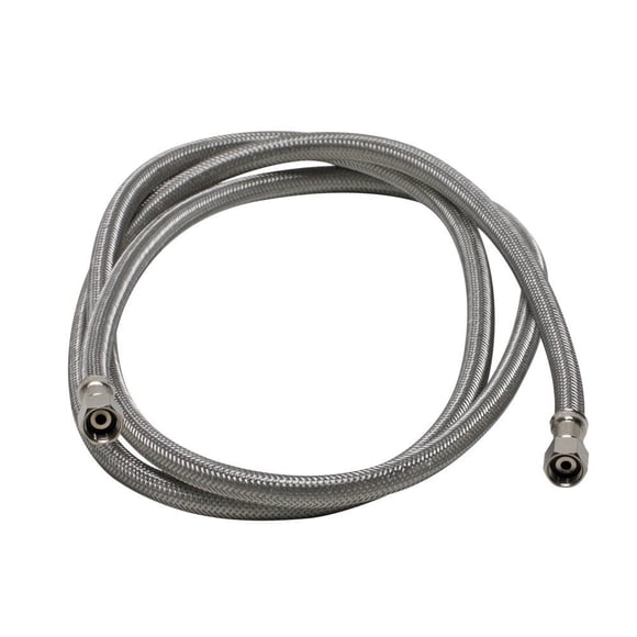 Línea de suministro de máquinas de hielo Fluidmaster de acero inoxidable trenzado de 120 cm