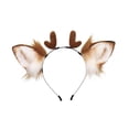thumbnail image 3 of Diadema de Venado Macarena Oreja Cosplay Decoración Accesorios marrón, 3 of 8