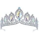 thumbnail image 1 of KAKOWELY Diadema de corona de novia con brillantes diamantes de imitación para boda y graduación, 1 of 5