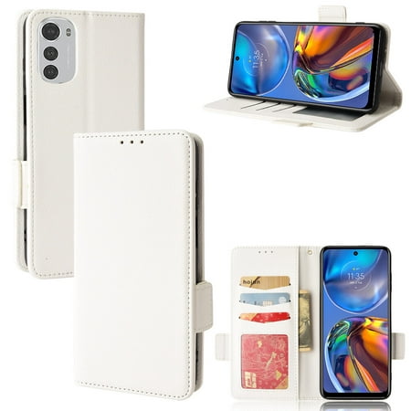 Motorola MOTO E32 4G/ E32S 4G Case , PU Leather Flip Cover Card Slots Magnetic Closure Wallet Case for Motorola MOTO E32 4G/ E32S 4G