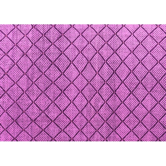 Ahgly Company Indoor Rectangle Abstract Pink Modern Area Rugs, 2' x 4'