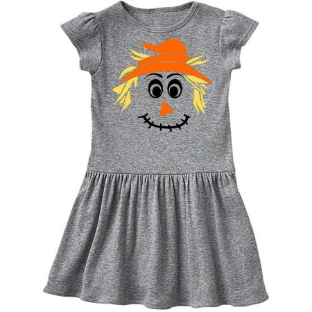 

Inktastic Halloween Scarecrow Male Face Gift Toddler Girl Dress
