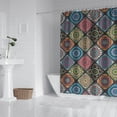 thumbnail image 2 of Multicolor Ethnic Mandala Pattern Shower Curtain 72"x84" ,Bathroom Decorative Shower Curtains Set with 12 Hooks,Modern Waterproof Washable Shower Curtain, 2 of 6