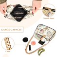 thumbnail image 4 of Ryvnso Hand Drawn Seashells Beach Stars Womens Chain Shoulder Bag Tote Handbags Clutch Hobo Purse with Zipper for Travel, 4 of 7
