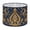 Color 3, variant on Drum Lamp Shade black white marble gold veins Natural Abstract 3D marble Lampshade for Table Lamps Floor Lamps Pendant Light 13"x13"x10" Replacement Linen Large Lamp Shade Easy Assembly