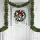 thumbnail image 3 of Coronas para la Decoración de Navidad 8.86Ft Aguja de Pino de Florecimiento Corona de Navidad de Arándano Cortina Decorativa de la Puerta de la Guirnalda Decoración Del Hogar Colgante Corona de la Pue, 3 of 8