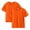Orange, variant on Girls Shirts Size 10-12 Girls Crewneck Shirts Short Sleeve Shirts for Girls 12-14 Solid Color Blouse for Girls Blouse for Girls New Arrivals
