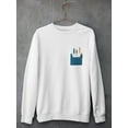 thumbnail image 3 of Pocket Jeans Design Sweatshirt Men -Image by Shutterstock, Male 3X-Large, 3 of 4