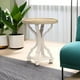 thumbnail image 5 of Mesa auxiliar decorativa COZAYH Rustic Farmhouse Cottagecore White, 5 of 9