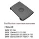 thumbnail image 3 of 2x For -bmw F20 F30 F31 E84 E87 3-series Rear Child Seat Anchor Isofix Cover 52207319686, 3 of 5