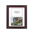 thumbnail image 2 of creativepf- 2 opening glass face black picture frame to hold 5 by 7 inch photographs including 10x12-inch white mat collage, 2 of 6