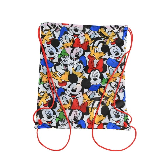 Disney The Fab Five All Over Print Nylon Drawstring Tote