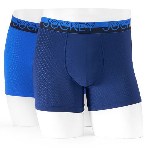 JOCKEY MEN'S UNDERWEAR 2 PACK LARGE BOXER BRIEF ATHLETIC SPORT 5