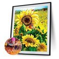thumbnail image 2 of Cuadros Decorativos 5D bricolaje completo taladro diamante pintura girasol punto de cruz Craft Kit (z1311) Wdftyju embutido en tela, 2 of 9
