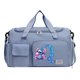 thumbnail image 3 of Bolso de viaje con letras de Stitch de Disney, bolso de mano portátil, bolsa de almacenamiento de ropa de gran capacidad, mochila de lona para gimnasio con compartimento para zapatos, 3 of 5