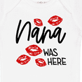 thumbnail image 4 of Inktastic Nana Was Here Red Kisses Boys or Girls Baby Bodysuit, 4 of 5